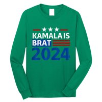 Kamala Is Brat Funny Quotes Feminist Women Girl Long Sleeve Shirt