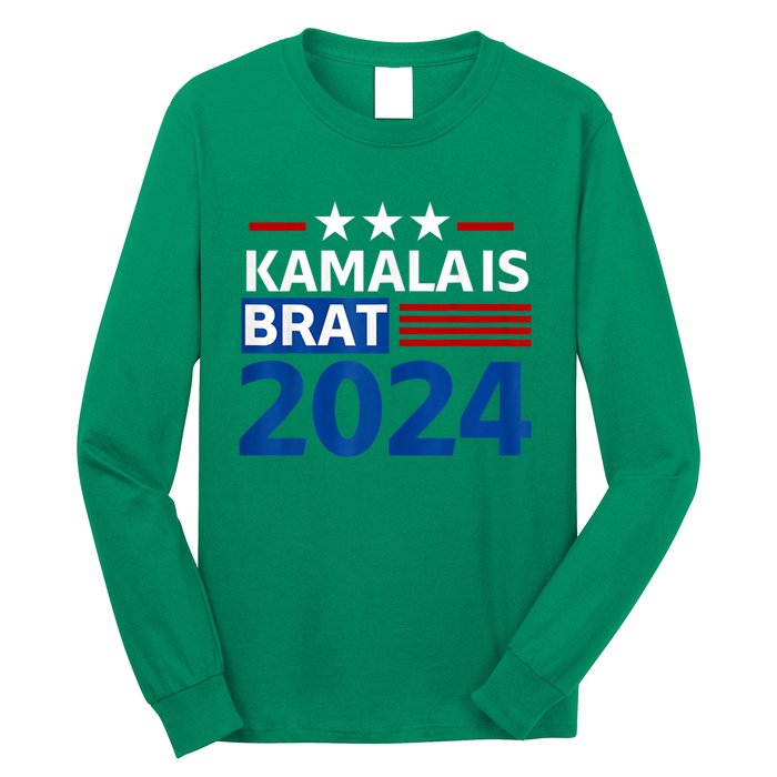 Kamala Is Brat Funny Quotes Feminist Women Girl Long Sleeve Shirt