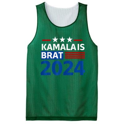 Kamala Is Brat Funny Quotes Feminist Women Girl Mesh Reversible Basketball Jersey Tank