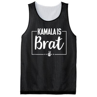 Kamala Is Brat Mesh Reversible Basketball Jersey Tank