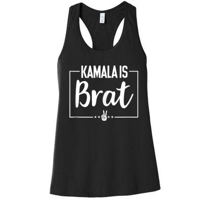 Kamala Is Brat Women's Racerback Tank