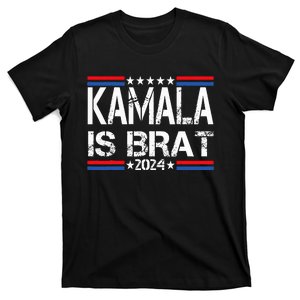 Kamala Is Brat Funny Lime Green Brat T-Shirt