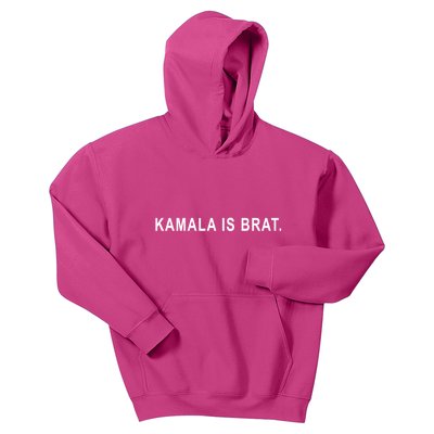 Kamala Is Brat Kids Hoodie