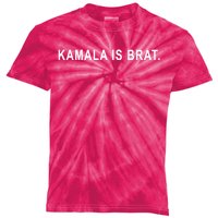 Kamala Is Brat Kids Tie-Dye T-Shirt