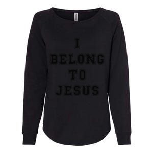 Kaka I Belong To Jesus Womens California Wash Sweatshirt