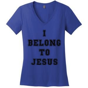 Kaka I Belong To Jesus Women's V-Neck T-Shirt