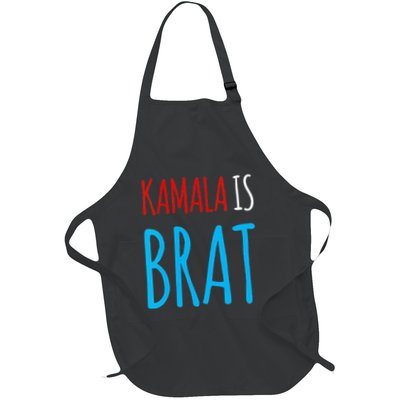 Kamala Is Brat V Neck Full-Length Apron With Pockets