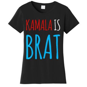 Kamala Is Brat V Neck Women's T-Shirt