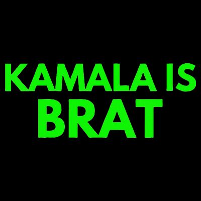 Kamala Is Brat V Neck T-Shirt
