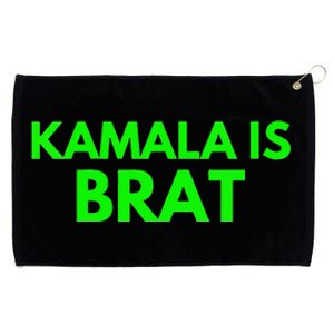 Kamala Is Brat V Neck Grommeted Golf Towel