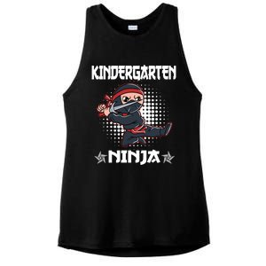 Kindergarten I Come Ninja Fighter Kindergarten Cool Gift Ladies PosiCharge Tri-Blend Wicking Tank