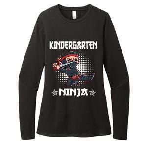 Kindergarten I Come Ninja Fighter Kindergarten Cool Gift Womens CVC Long Sleeve Shirt