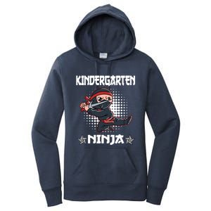 Kindergarten I Come Ninja Fighter Kindergarten Cool Gift Women's Pullover Hoodie