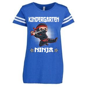 Kindergarten I Come Ninja Fighter Kindergarten Cool Gift Enza Ladies Jersey Football T-Shirt