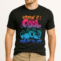 Keepin It Cool In The Pool Summer Vibes Matching Family Gift Performance Shirt