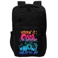 Keepin It Cool In The Pool Summer Vibes Matching Family Gift Impact Tech Backpack