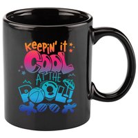 Keepin It Cool In The Pool Summer Vibes Matching Family Gift 11oz C Handle Ceramic Mug