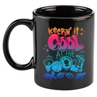 Keepin It Cool In The Pool Summer Vibes Matching Family Gift 11oz C Handle Ceramic Mug