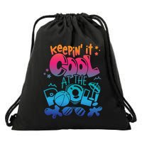 Keepin It Cool In The Pool Summer Vibes Matching Family Gift Drawstring Bag