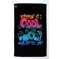 Keepin It Cool In The Pool Summer Vibes Matching Family Gift Golf Towel