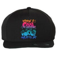 Keepin It Cool In The Pool Summer Vibes Matching Family Gift Wool Snapback Cap