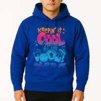 Keepin It Cool In The Pool Summer Vibes Matching Family Gift Hoodie