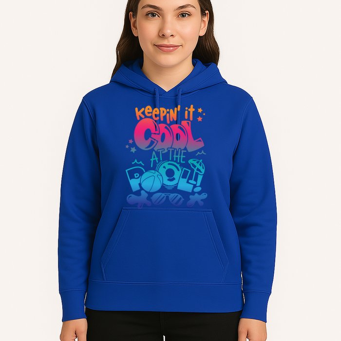 Keepin It Cool In The Pool Summer Vibes Matching Family Gift Hoodie