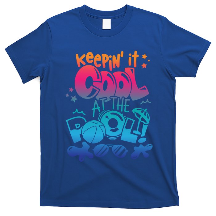 Keepin It Cool In The Pool Summer Vibes Matching Family Gift T-Shirt