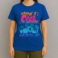 Keepin It Cool In The Pool Summer Vibes Matching Family Gift T-Shirt
