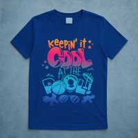 Keepin It Cool In The Pool Summer Vibes Matching Family Gift T-Shirt