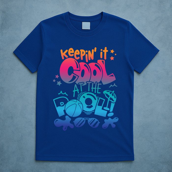 Keepin It Cool In The Pool Summer Vibes Matching Family Gift T-Shirt