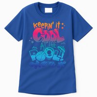 Keepin It Cool In The Pool Summer Vibes Matching Family Gift Tall T-Shirt