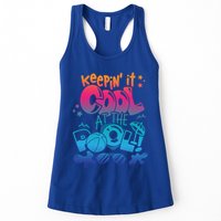 Keepin It Cool In The Pool Summer Vibes Matching Family Gift Womens Tank Top