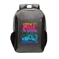 Keepin It Cool In The Pool Summer Vibes Matching Family Gift Vector Backpack