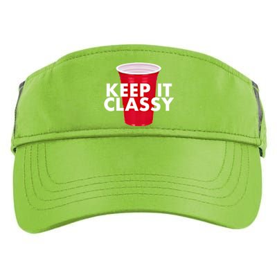 Keep It Classy Cute Gift Red Cup Party Beer Ing College Novelty Gift Adult Drive Performance Visor