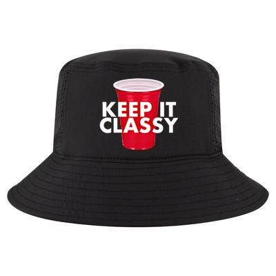 Keep It Classy Cute Gift Red Cup Party Beer Ing College Novelty Gift Cool Comfort Performance Bucket Hat