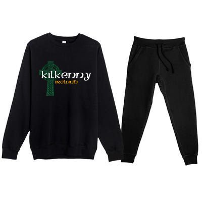 Kilkenny Ireland County Celtic Gaelic Football And Hurling Meaningful Gift Premium Crewneck Sweatsuit Set