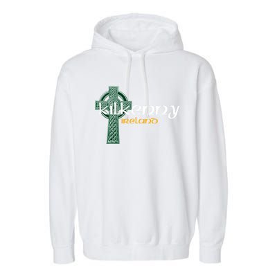 Kilkenny Ireland County Celtic Gaelic Football And Hurling Meaningful Gift Garment-Dyed Fleece Hoodie