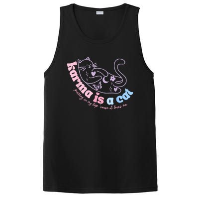 Karma Is Cat Purring In My Lap Cause It Loves Me PosiCharge Competitor Tank