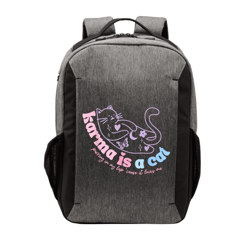 Karma Is Cat Purring In My Lap Cause It Loves Me Vector Backpack