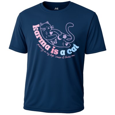 Karma Is Cat Purring In My Lap Cause It Loves Me Performance Shirt