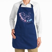Karma Is Cat Purring In My Lap Cause It Loves Me Apron