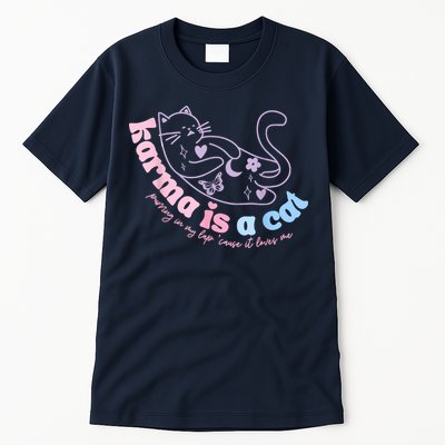 Karma Is Cat Purring In My Lap Cause It Loves Me Tall T-Shirt