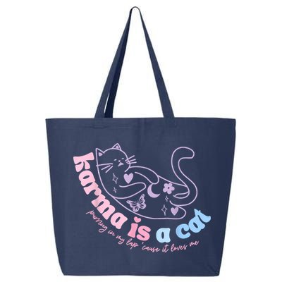 Karma Is Cat Purring In My Lap Cause It Loves Me 25L Jumbo Tote