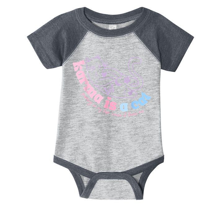 Karma Is Cat Purring In My Lap Cause It Loves Me Infant Baby Jersey Bodysuit