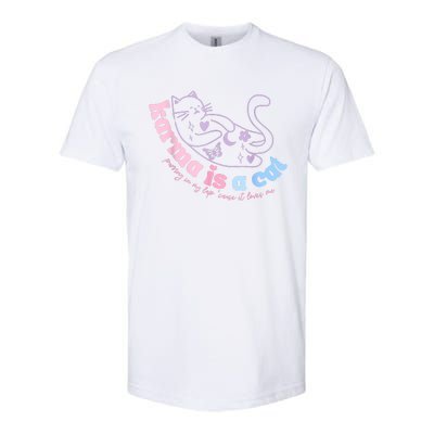 Karma Is Cat Purring In My Lap Cause It Loves Me Softstyle CVC T-Shirt