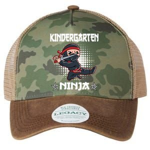 Kindergarten I Come Ninja Fighter Kindergarten Gift Legacy Tie Dye Trucker Hat