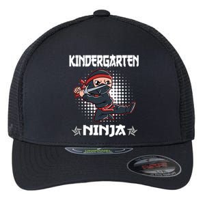 Kindergarten I Come Ninja Fighter Kindergarten Gift Flexfit Unipanel Trucker Cap