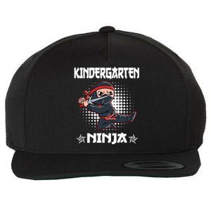 Kindergarten I Come Ninja Fighter Kindergarten Gift Wool Snapback Cap