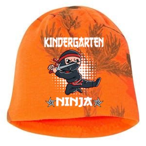 Kindergarten I Come Ninja Fighter Kindergarten Gift Kati - Camo Knit Beanie